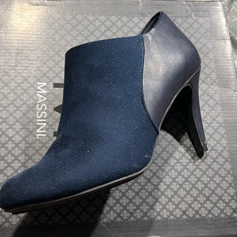 DEXTER Dex-flex comfort Women's Navy Heeled Shoes